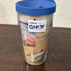 Tervis Marine 16 oz Life Tumbler with Blue Lid